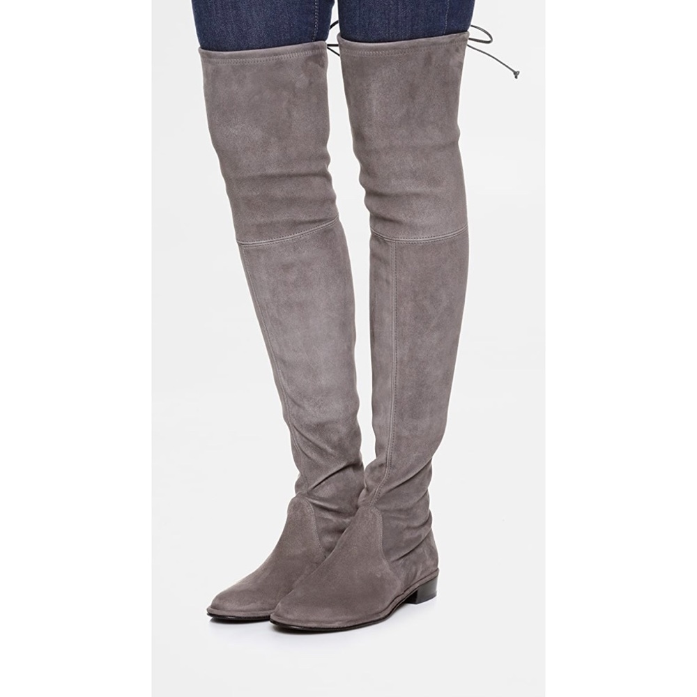 Stuart Weitzman The Lowland Boot in Londra Suede - Picture 2 of 9